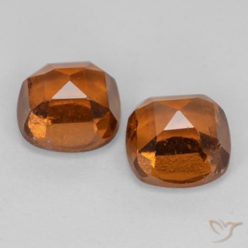 Pedras preciosas de granada hessonita Laranja Médio natural de 2.91 ct, Almofada, VS