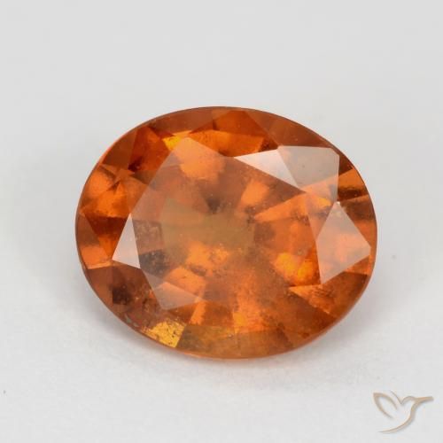 granada hessonita Laranja Profundo Natural 2.36ct, oval, SI
