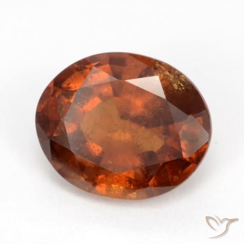 granada hessonita Laranja Profundo Natural 2.51ct, oval, VS-SI