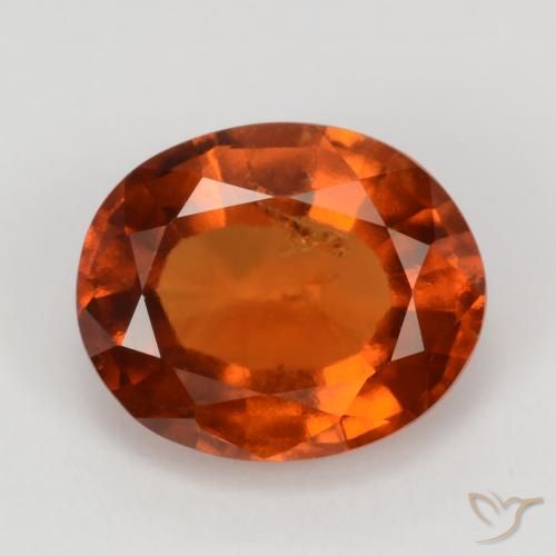 2.82ct Natural Laranja Médio granada hessonita, oval, VS-SI