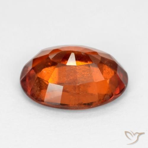 granada hessonita Laranja escuro Natural 2.33ct, oval, VS