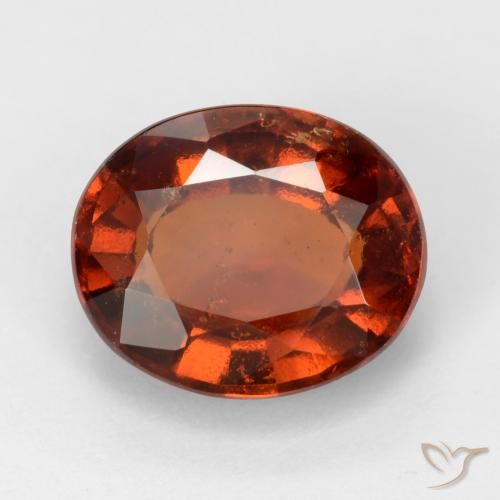 2.68ct Natural Laranja Profundo granada hessonita, oval, VS-SI