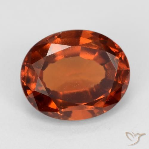 granada hessonita âmbar laranja Natural 2.37ct, oval, VVS-VS