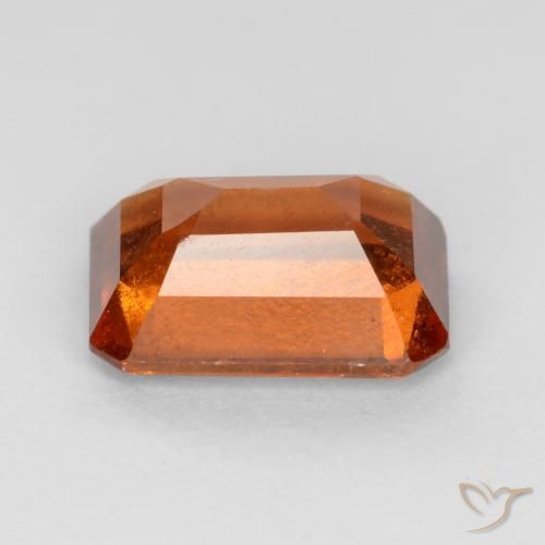 granada hessonita âmbar laranja Natural 1.99ct, Corte Octógono / Esmeralda, VS-SI