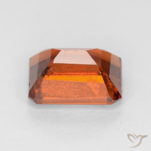 granada hessonita âmbar laranja Natural 2.00ct, Corte Octógono / Esmeralda, VS-SI