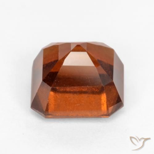 granada hessonita Laranja médio-escuro Natural 2.18ct, Corte Octógono / Esmeralda, VS-SI