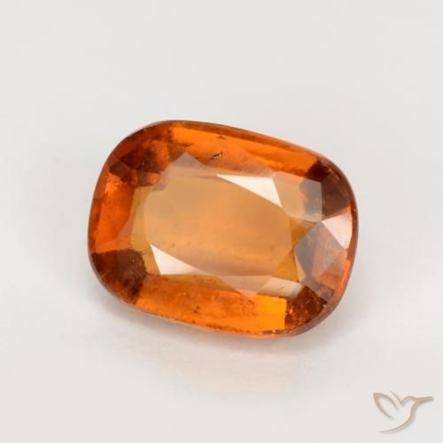 granada hessonita Laranja médio-escuro Natural 2.04ct, Almofada, VS-SI