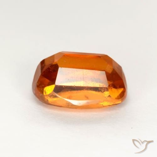granada hessonita Laranja médio-escuro Natural 2.04ct, Almofada, VS-SI