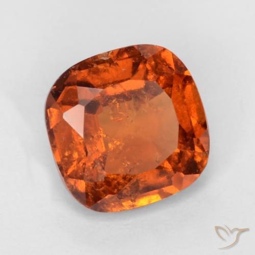 granada hessonita fogo laranja Natural 1.79ct, Almofada, SI