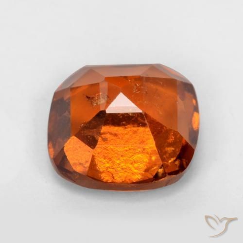 granada hessonita fogo laranja Natural 1.79ct, Almofada, SI