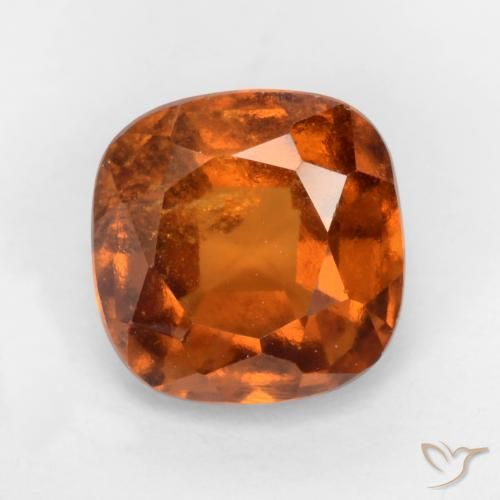 1.86ct Natural Laranja médio-escuro granada hessonita, Almofada, SI
