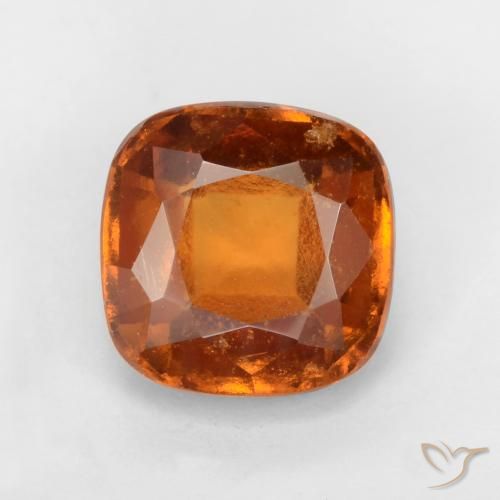 1.93ct Natural Laranja Profundo granada hessonita, Almofada, VS-SI