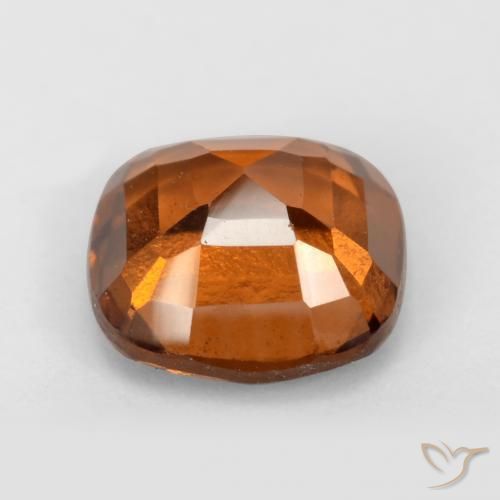 granada hessonita Laranja Profundo Natural 1.85ct, Almofada, VS