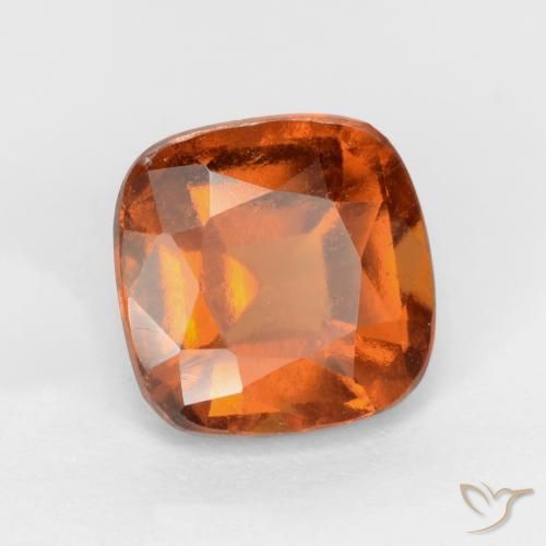 granada hessonita âmbar laranja Natural 1.95ct, Almofada, VS