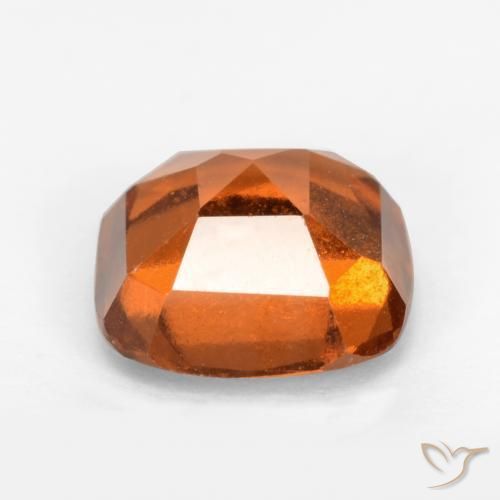 granada hessonita Laranja Médio Natural 1.69ct, Almofada, VS