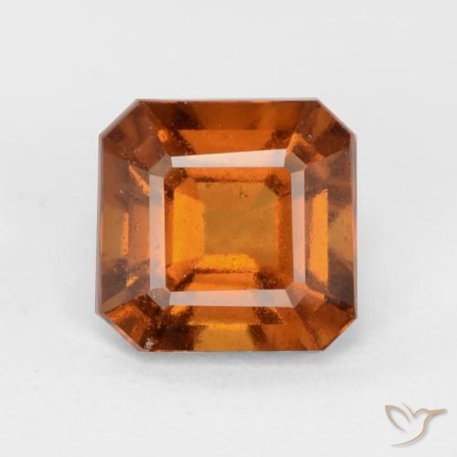 1.91ct Natural Laranja Médio granada hessonita, Corte Esmeralda, VS-SI