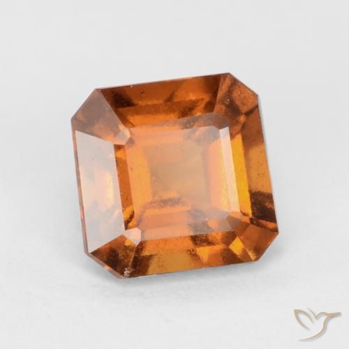 granada hessonita Laranja Médio Natural 1.91ct, Corte Octógono / Esmeralda, VS-SI