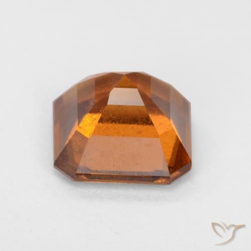 granada hessonita Laranja Médio Natural 1.91ct, Corte Octógono / Esmeralda, VS-SI