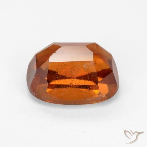 granada hessonita Laranja médio-escuro Natural 2.36ct, Almofada, VS-SI