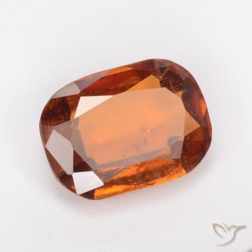 granada hessonita âmbar laranja Natural 1.67ct, Almofada, VS-SI