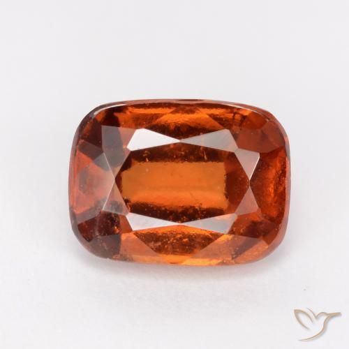 2.41ct Natural Laranja Profundo granada hessonita, Almofada, VS-SI