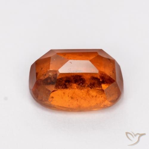 granada hessonita âmbar laranja Natural 2.02ct, Almofada, SI
