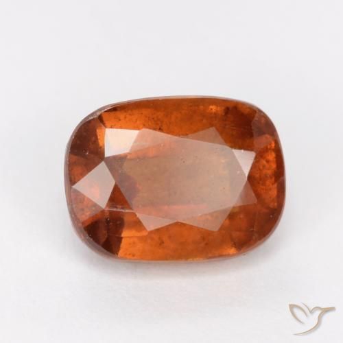 granada hessonita Laranja Médio Natural 2.21ct, Almofada, SI