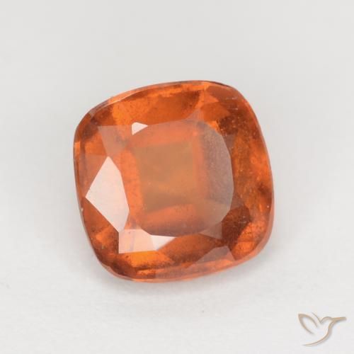 granada hessonita Laranja Médio Natural 1.95ct, Almofada, VS-SI
