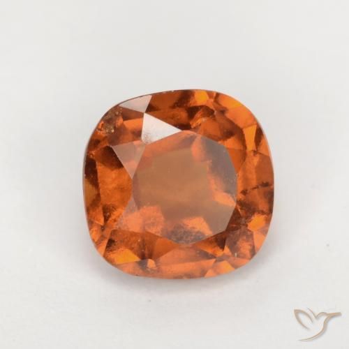granada hessonita Laranja médio-escuro Natural 1.88ct, Almofada, VS-SI