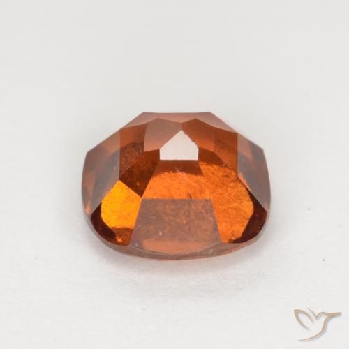 granada hessonita Laranja médio-escuro Natural 1.88ct, Almofada, VS-SI