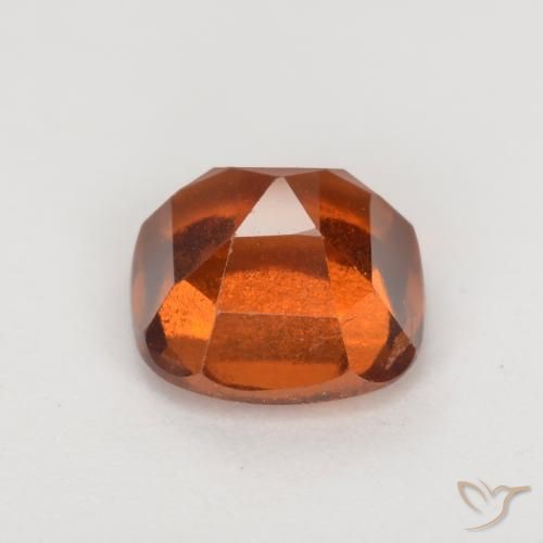 granada hessonita Laranja Profundo Natural 1.97ct, Almofada, VS-SI