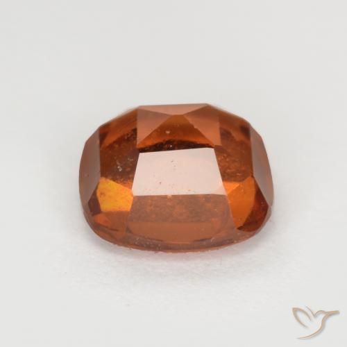 granada hessonita laranja avermelhado Natural 1.90ct, Almofada, VS-SI