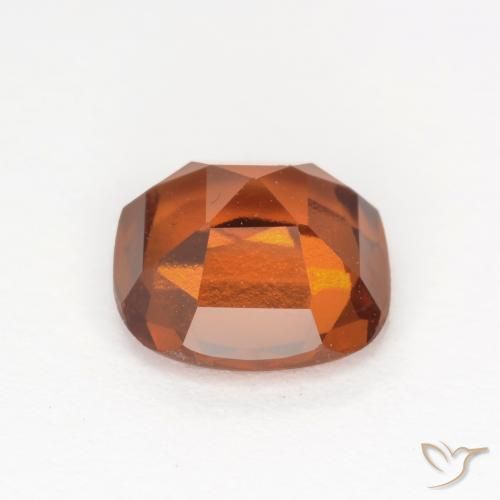 granada hessonita Laranja Profundo Natural 1.75ct, Almofada, VS