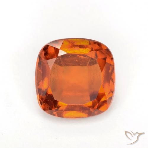 1.94ct Natural Laranja Profundo granada hessonita, Almofada, VS