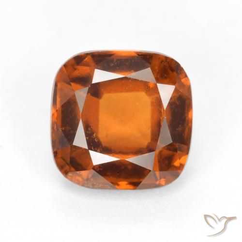 1.94ct Natural Laranja Médio granada hessonita, Almofada, VS