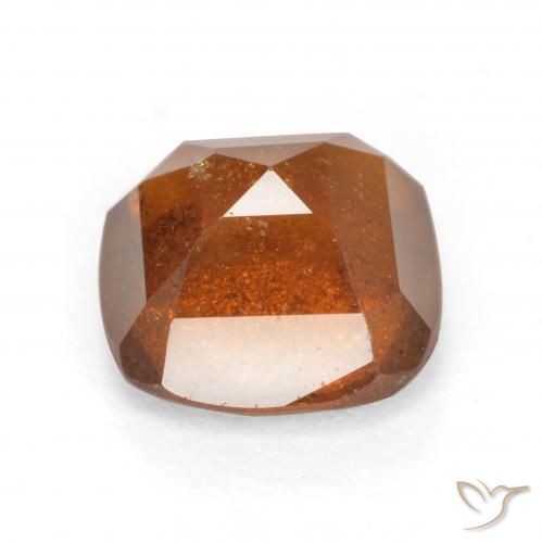 granada hessonita Laranja médio-escuro Natural 1.94ct, Almofada, SI