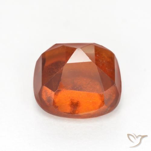 granada hessonita Laranja Médio Natural 2.48ct, Almofada, SI