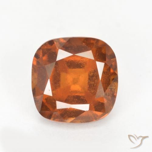 2.22ct Natural Laranja Profundo granada hessonita, Almofada, VS-SI