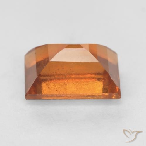 granada hessonita Laranja brilhante Natural 1.66ct, baguete, VS-SI