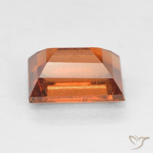 granada hessonita Laranja Profundo Natural 1.50ct, baguete, VS