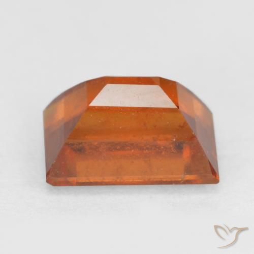 granada hessonita Laranja Médio Natural 1.47ct, baguete, SI