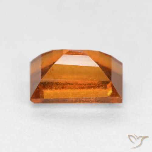 granada hessonita Laranja Médio Natural 1.21ct, baguete, VS-SI