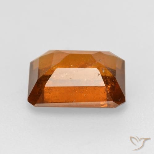 granada hessonita âmbar laranja Natural 2.08ct, Corte Octógono / Esmeralda, SI