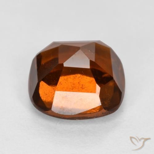 granada hessonita laranja avermelhado Natural 2.00ct, Almofada, VS-SI