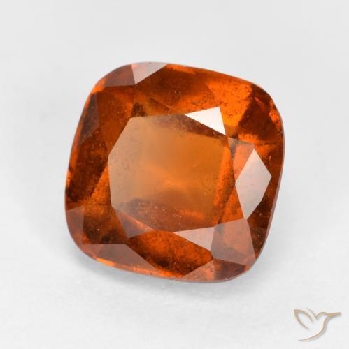 granada hessonita Laranja escuro Natural 2.01ct, Almofada, SI