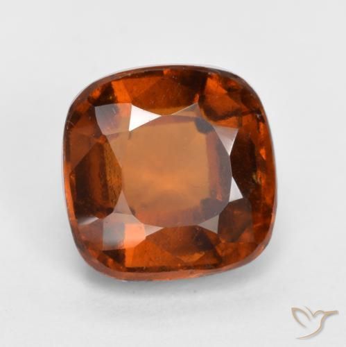 granada hessonita âmbar laranja Natural 2.08ct, Almofada, VS