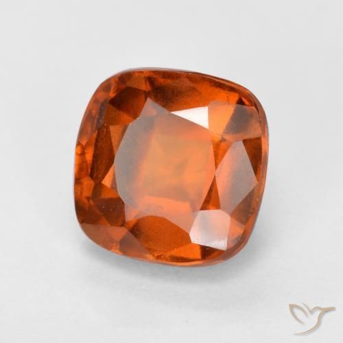 granada hessonita fogo laranja Natural 2.08ct, Almofada, VS