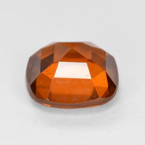 Granada hessonita laranja natural 1,98ct, almofada cortada, VS