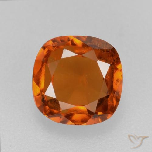 2.13ct Natural Laranja Médio granada hessonita, Almofada, VS-SI
