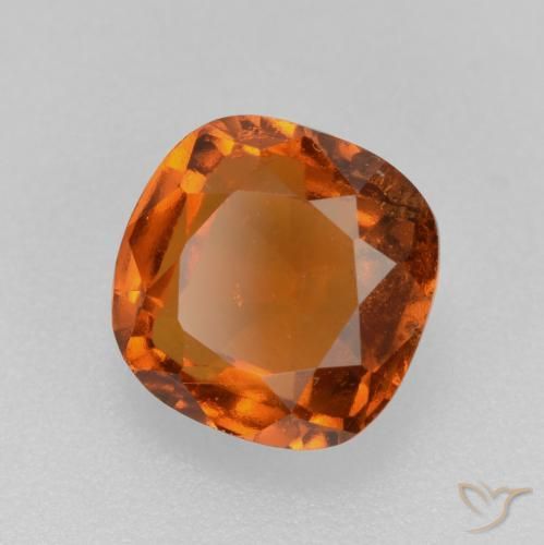 granada hessonita Laranja Médio Natural 2.13ct, Almofada, VS-SI